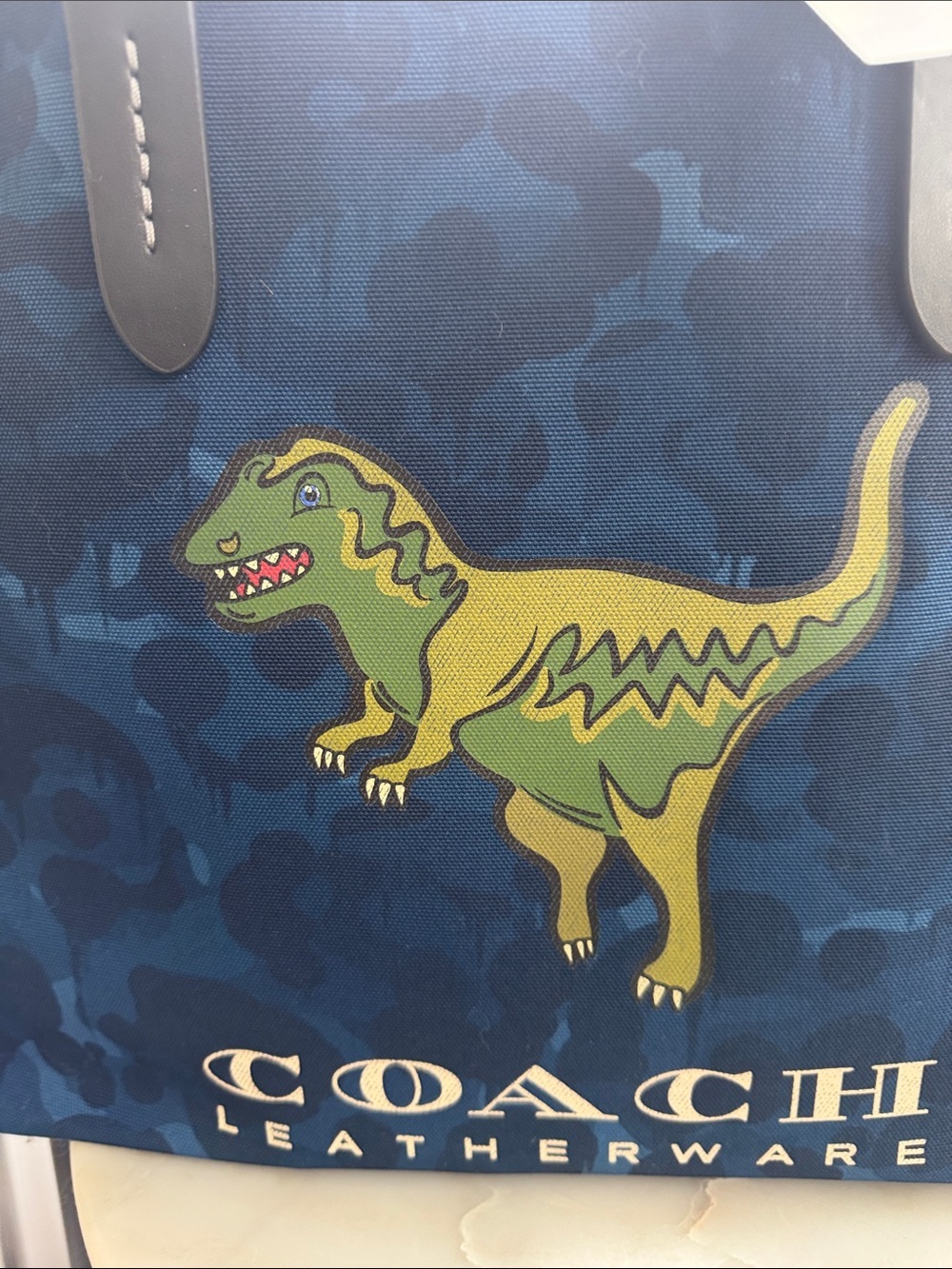 NWT Coach Tote With Camo Print and Rexy [sold out] - Picture 2 of 9